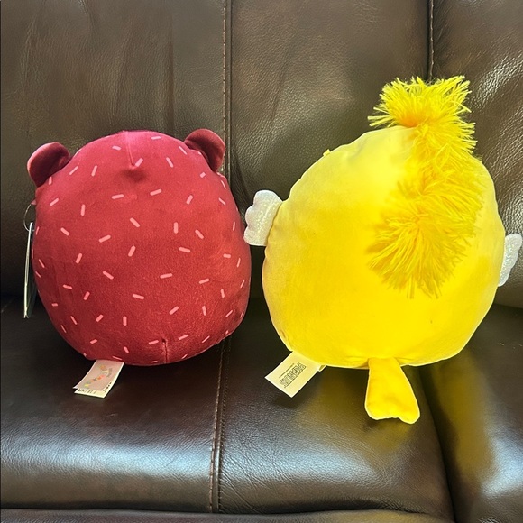 Squishmallows Yellow and Red Stuffed Animals Set - Picture 2 of 4